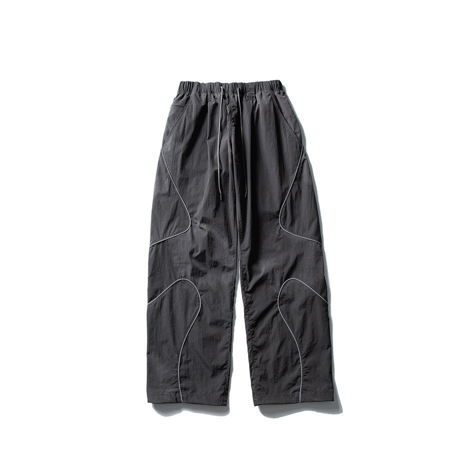 Loose Parachute Pants Reflective Riding Quick-Dry Cargo Pants