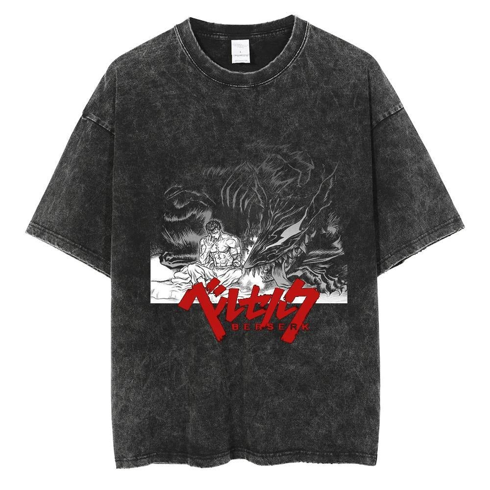 Washed Black Tee — Street Classic