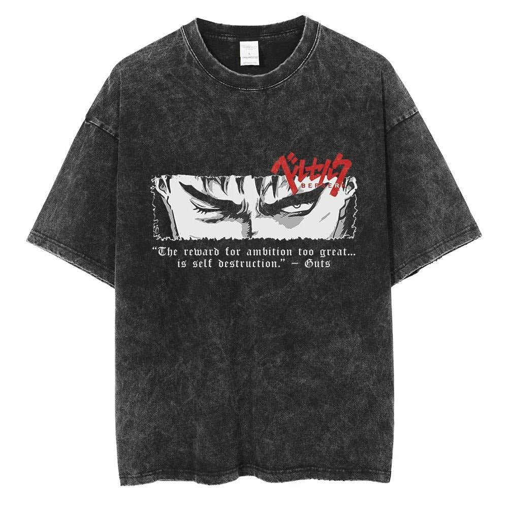 Washed Black Tee — Street Classic