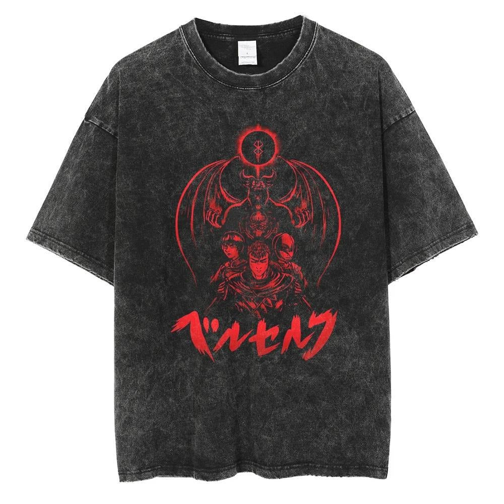 Washed Black Tee — Street Classic