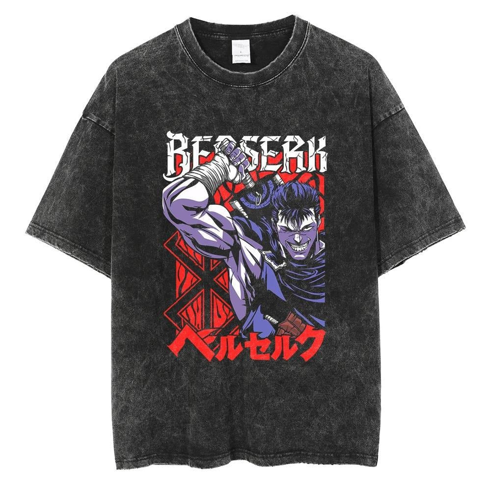 Washed Black Tee — Street Classic