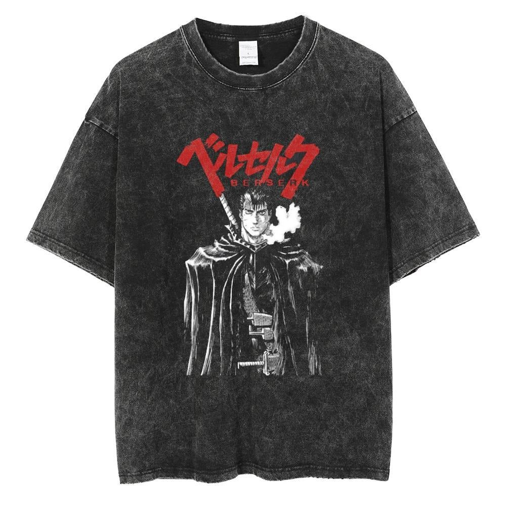 Washed Black Tee — Street Classic