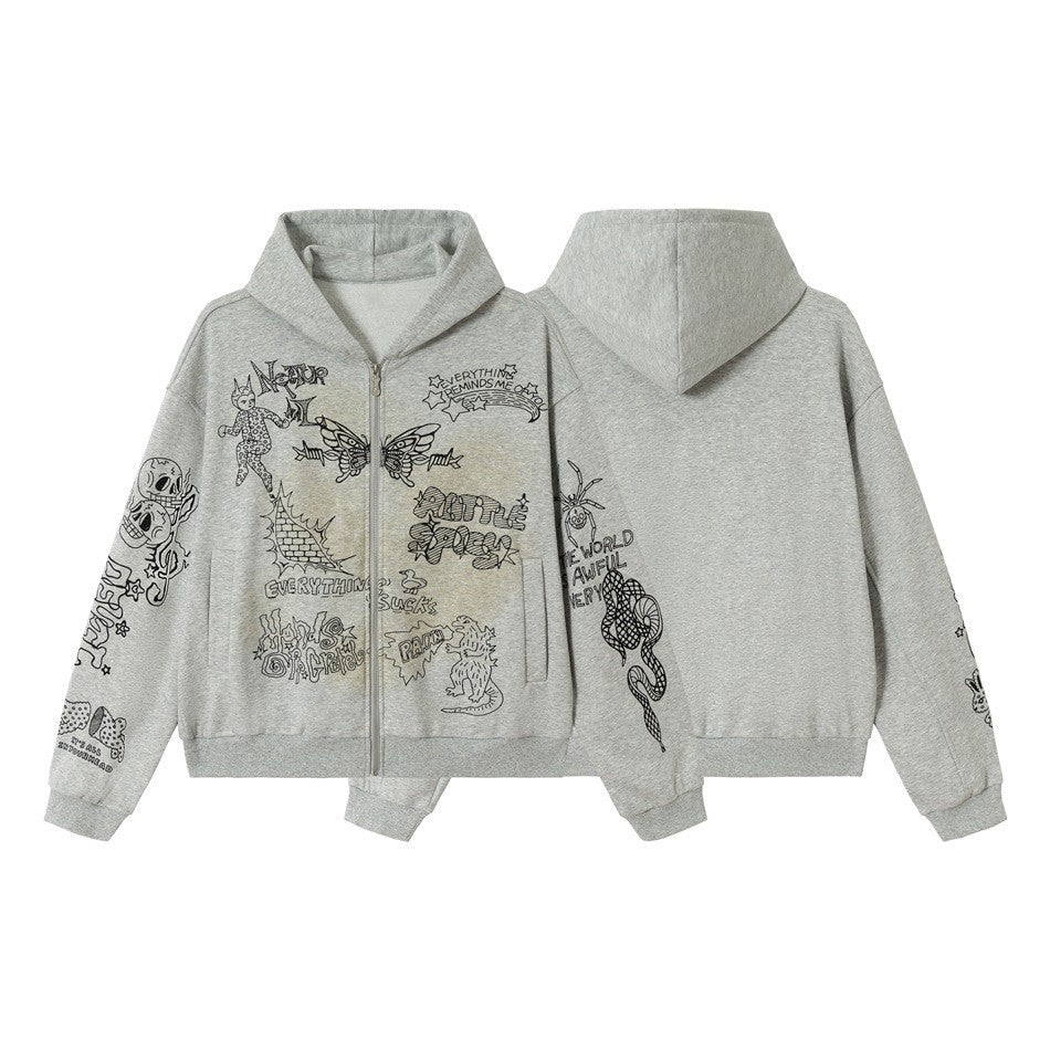 Printed Hoodie — Oversized Drop