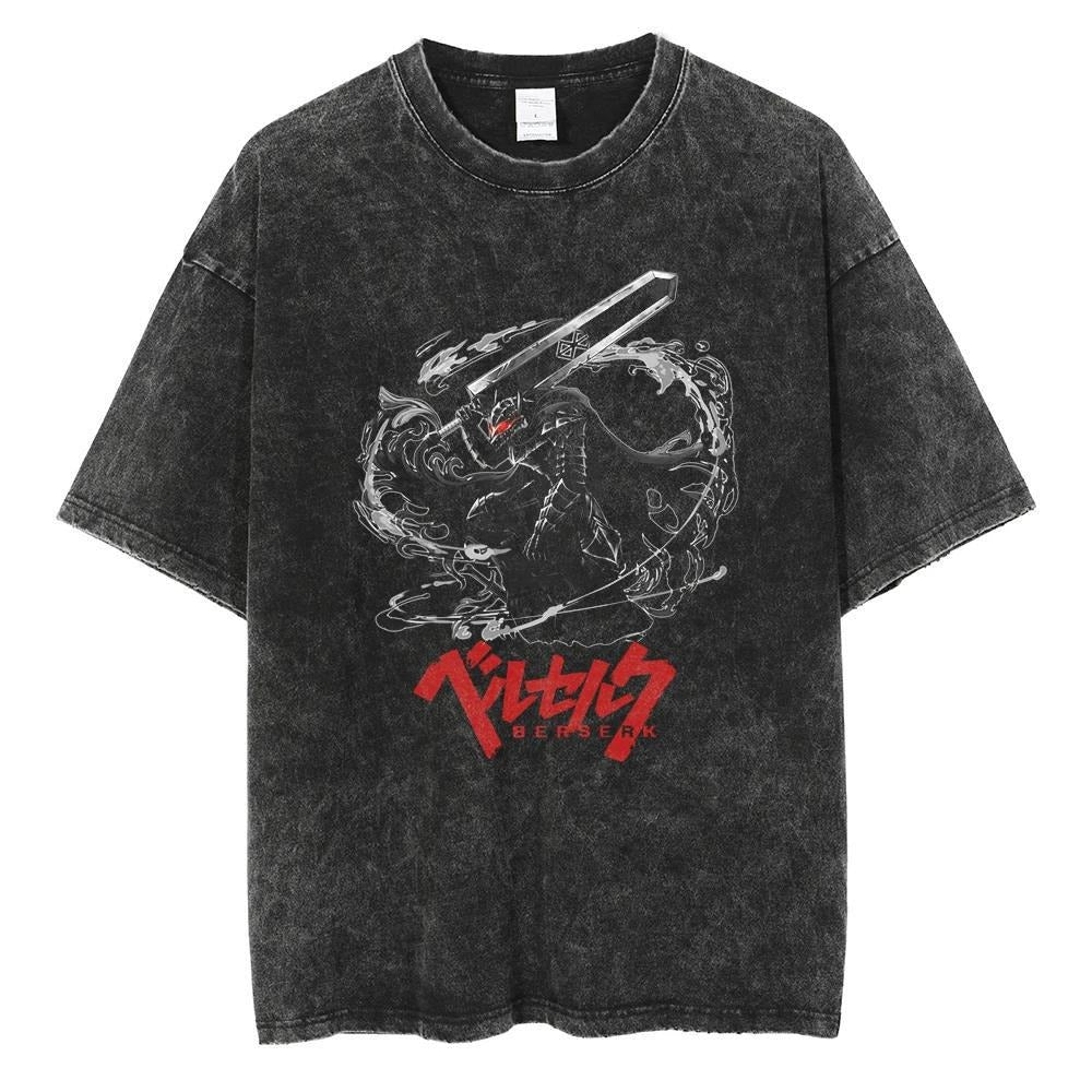 Washed Black Tee — Street Classic