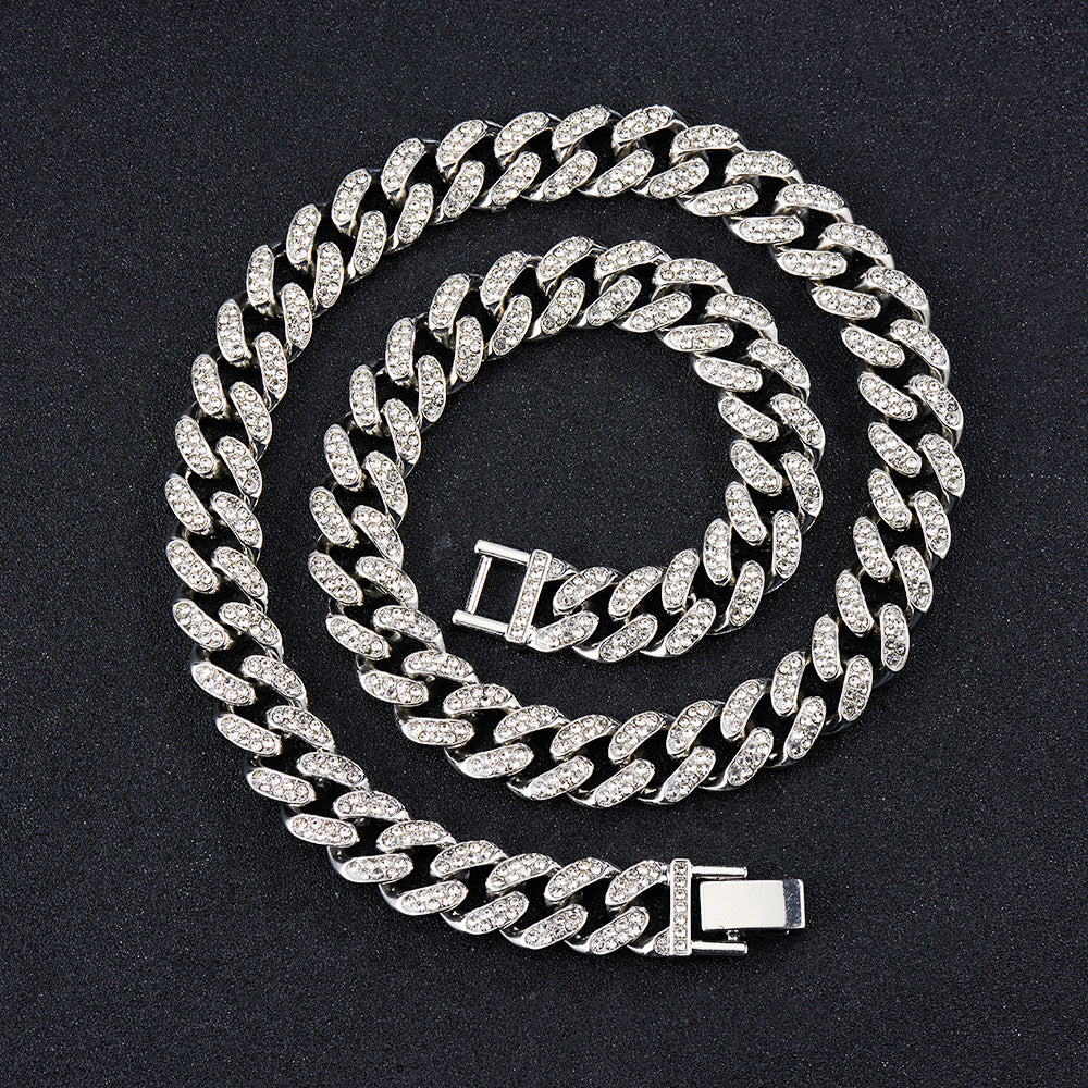 Cadena Retro 13mm — Estilo Hip-Hop