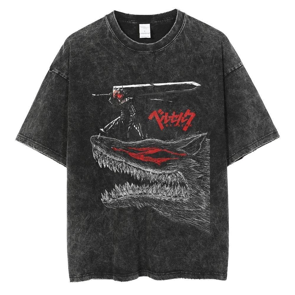 Washed Black Tee — Street Classic