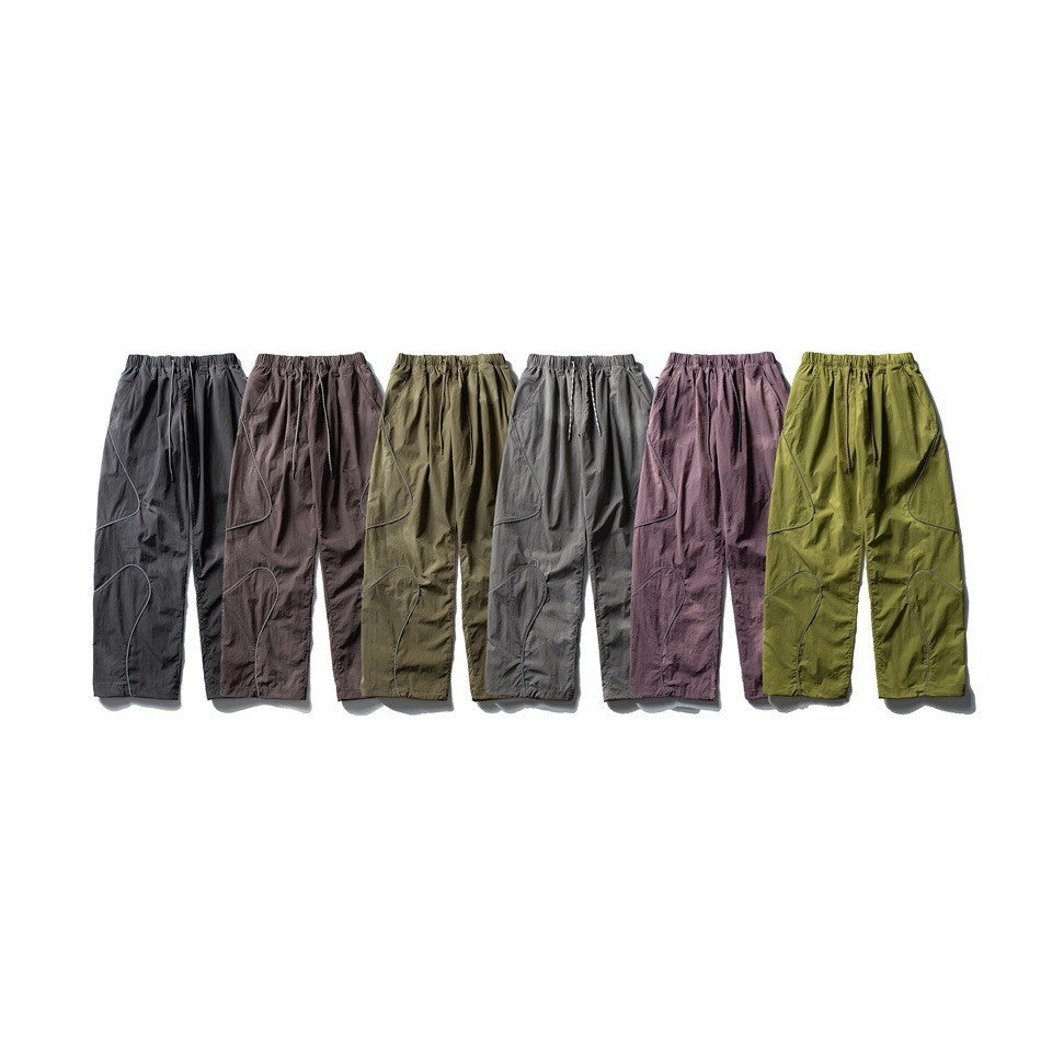 Loose Parachute Pants Reflective Riding Quick-Dry Cargo Pants