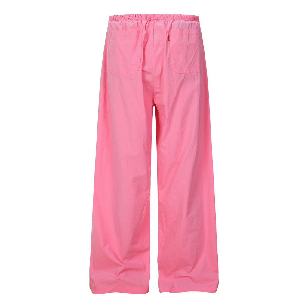 Lightweight Wide-Leg Casual Parachute Pants Versatile Straight Leg Long Pants