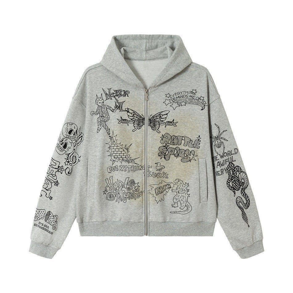 Printed Hoodie — Oversized Drop