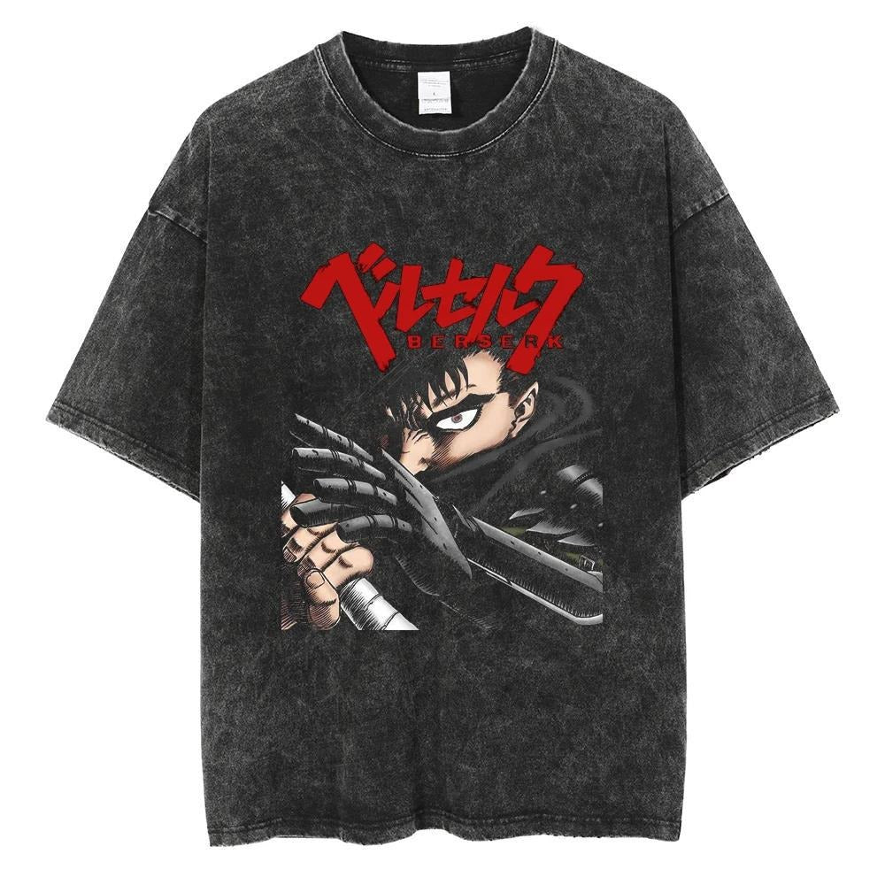 Washed Black Tee — Street Classic