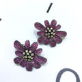 Floral Drop Earrings — Color Pop