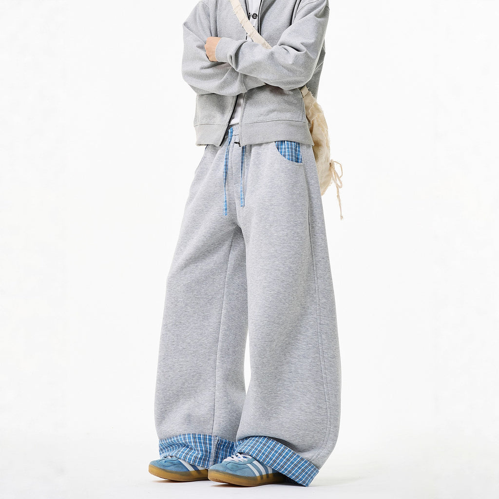 Pantalón Patchwork a Cuadros — Estilo Urbano