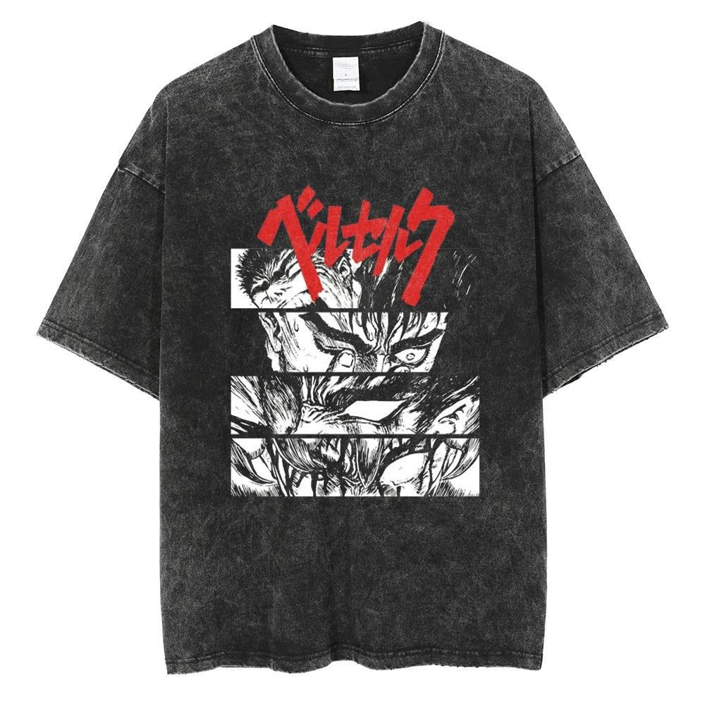 Washed Black Tee — Street Classic