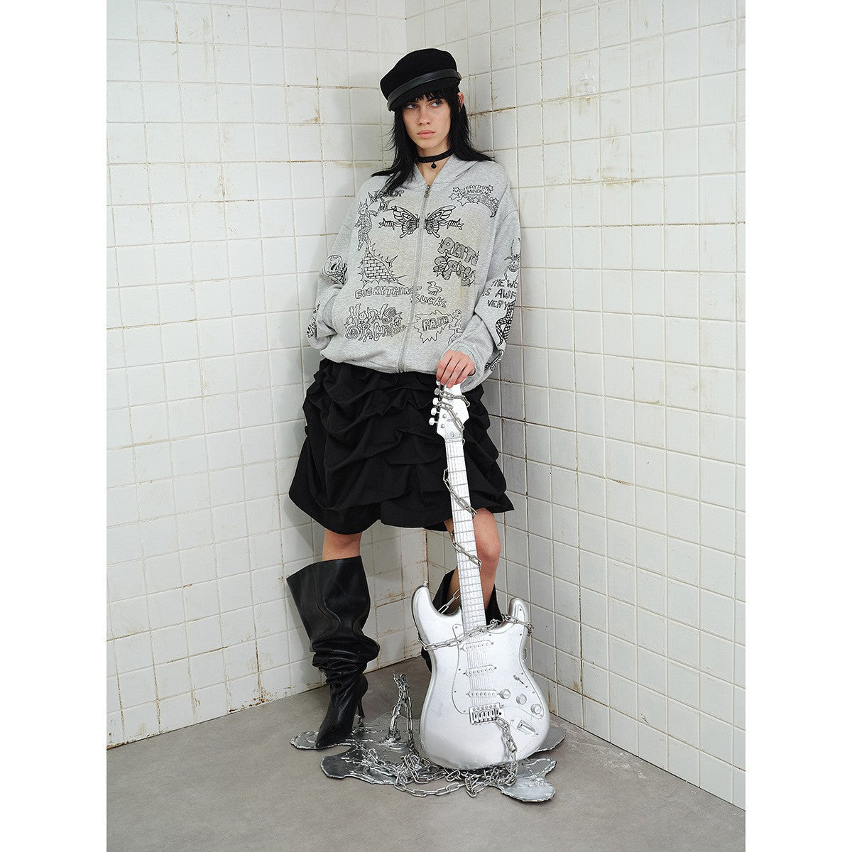 Printed Hoodie — Oversized Drop