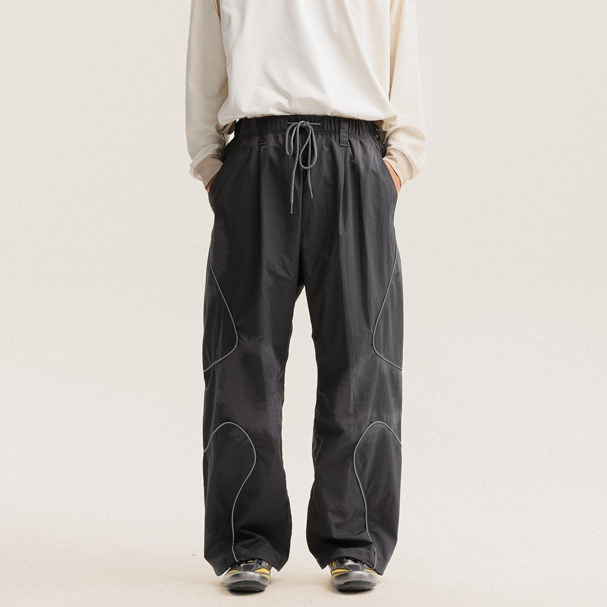 Loose Parachute Pants Reflective Riding Quick-Dry Cargo Pants