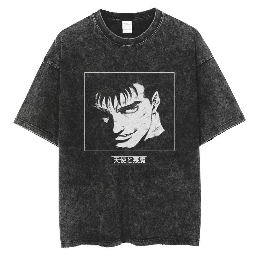 Washed Black Tee — Street Classic