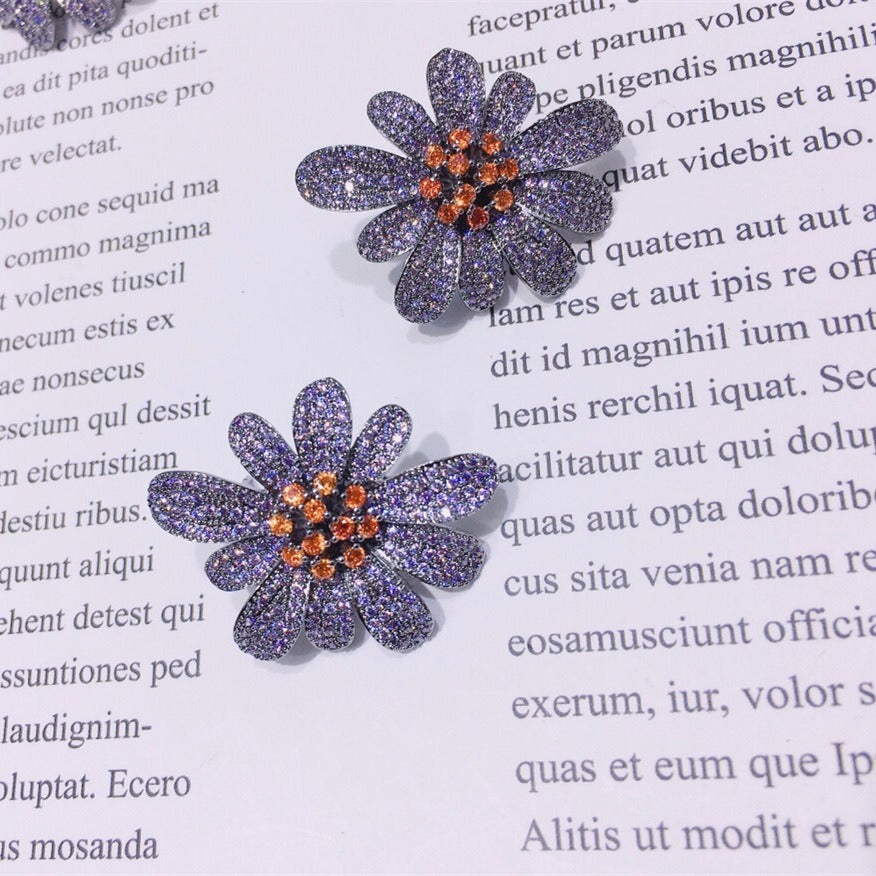 Floral Drop Earrings — Color Pop