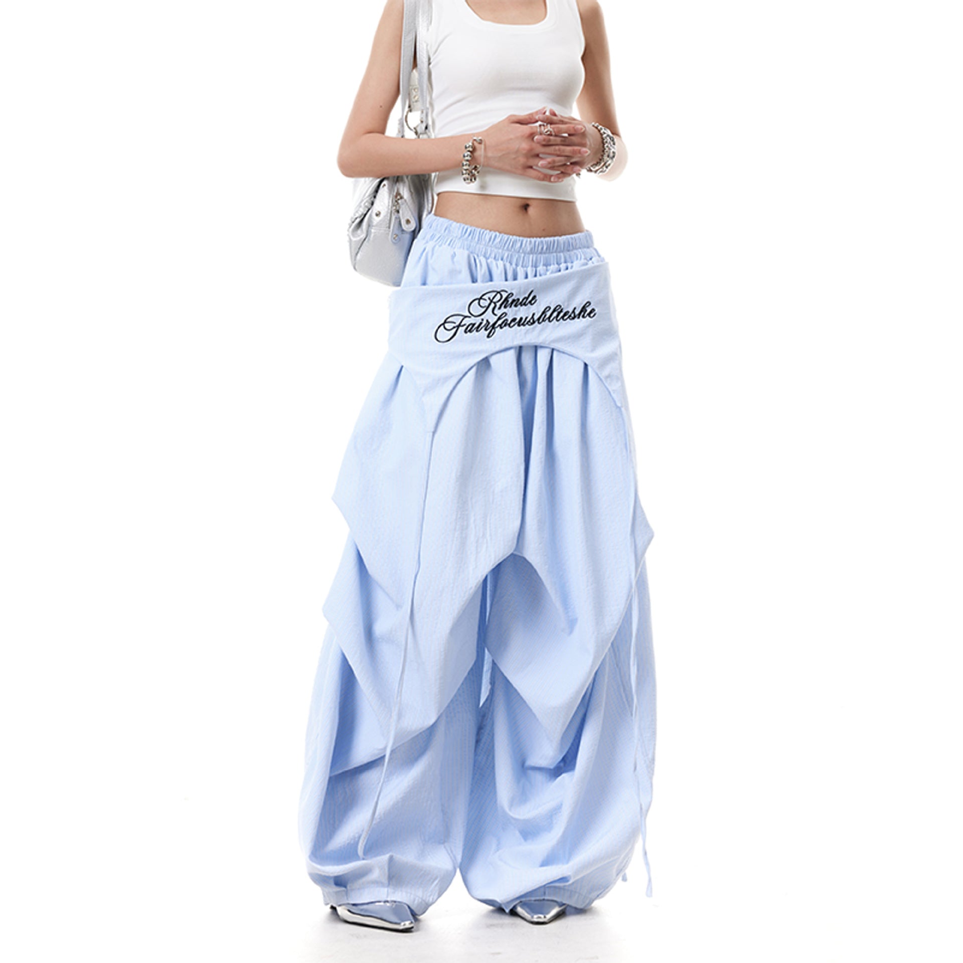 Parachute Rayas — Wide Leg con Tirantes